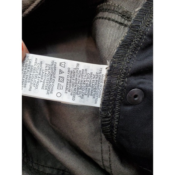 prAna Bridger Jeans Men Size 40 Gray Denim Flat Front Slim Fit Straight Leg Logo - Picture 9 of 9